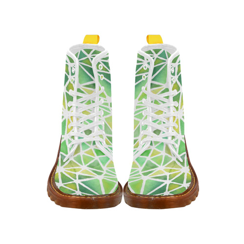 Mosaic Green. Inspired by the Magic Island of Gotland. Martin Boots For Women Model 1203H