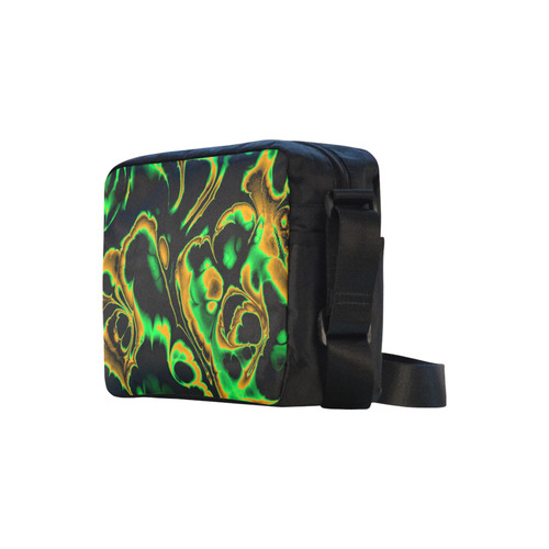 glowing fractal A by JamColors Classic Cross-body Nylon Bags (Model 1632)