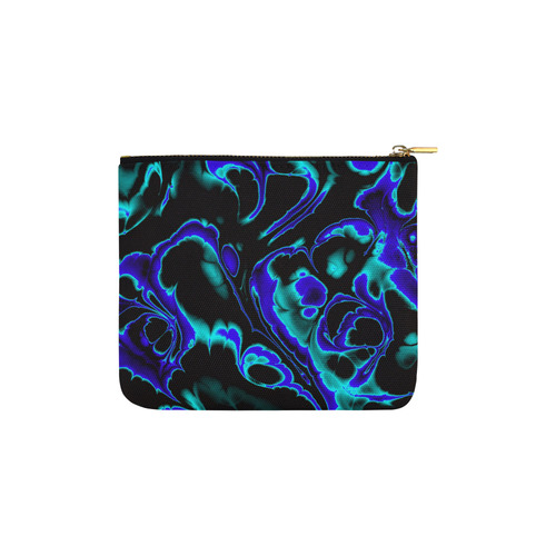 glowing fractal C by JamColors Carry-All Pouch 6''x5''