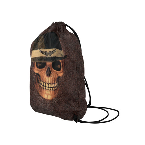 Charming Skull A by JamColors Medium Drawstring Bag Model 1604 (Twin Sides) 13.8"(W) * 18.1"(H)
