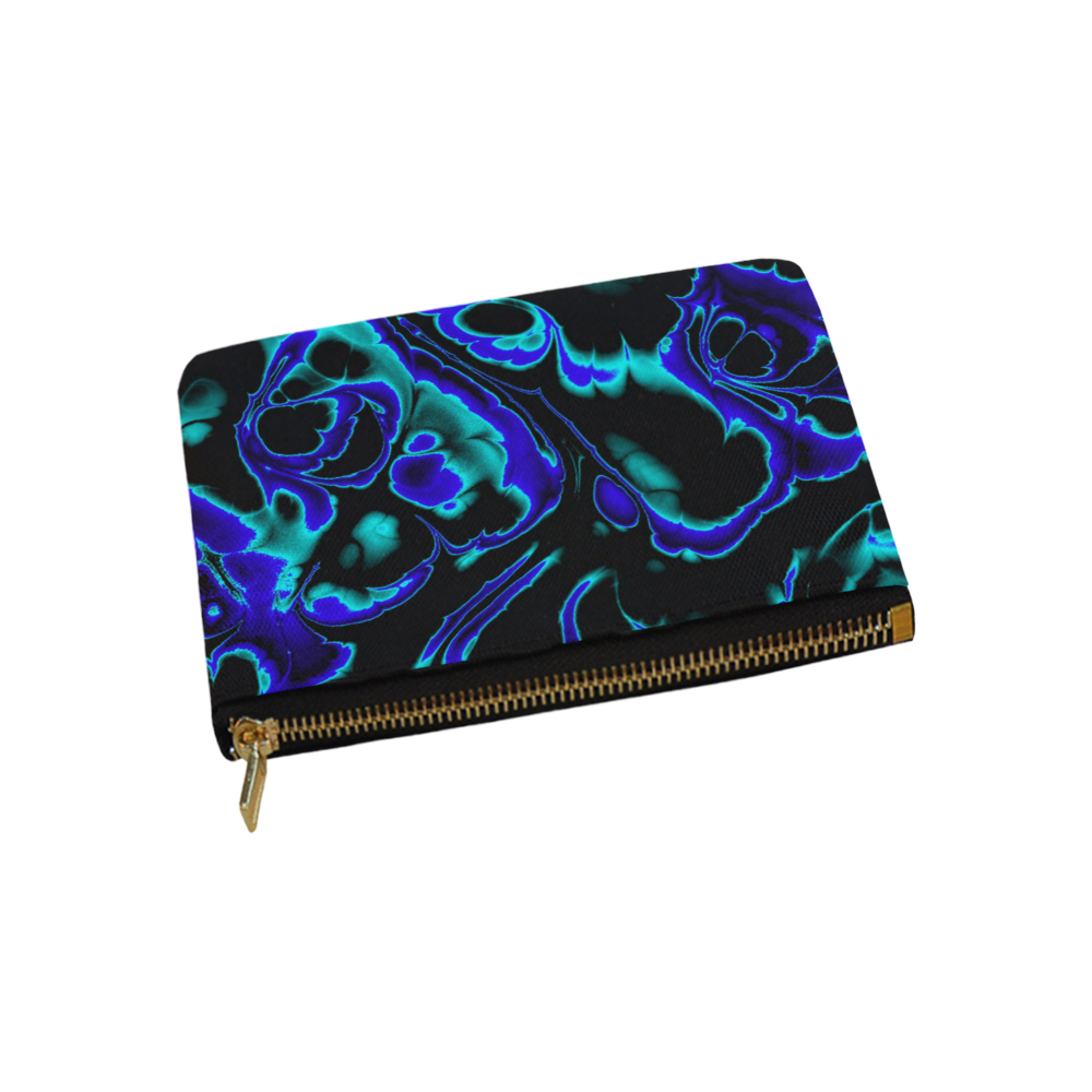 glowing fractal C by JamColors Carry-All Pouch 9.5''x6''