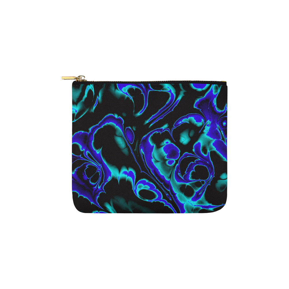 glowing fractal C by JamColors Carry-All Pouch 6''x5''