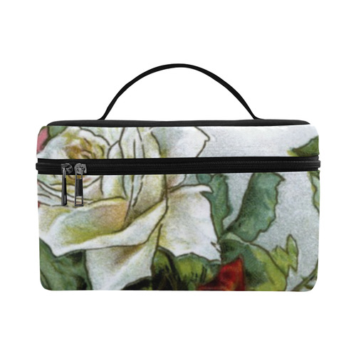 Vintage Roses Floral Lunch Bag/Large (Model 1658)