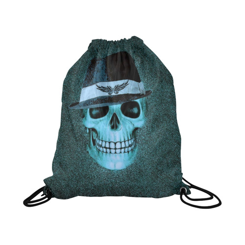 Charming Skull D by JamColors Large Drawstring Bag Model 1604 (Twin Sides)  16.5"(W) * 19.3"(H)