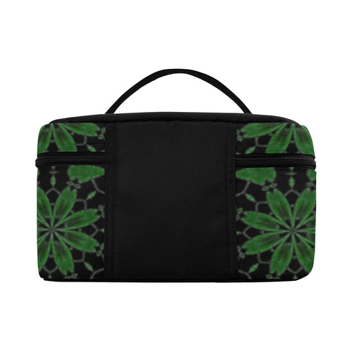 Sexy Black and Green Lace Lunch Bag/Large (Model 1658)