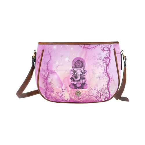 Symbol, indian elephant Saddle Bag/Small (Model 1649) Full Customization