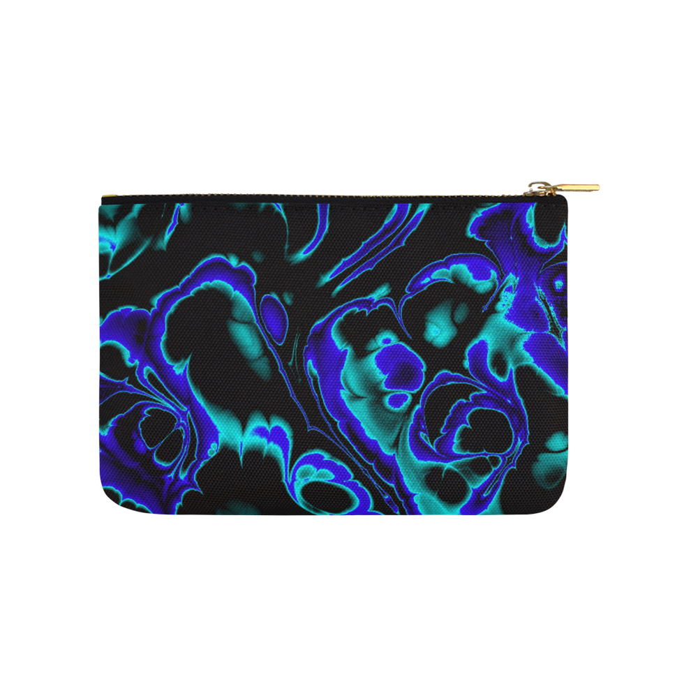 glowing fractal C by JamColors Carry-All Pouch 9.5''x6''