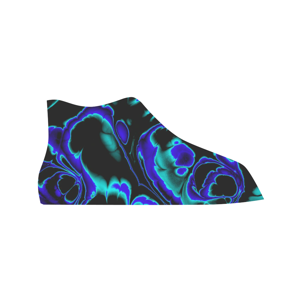 glowing fractal C by JamColors Vancouver H Men's Canvas Shoes/Large (1013-1)