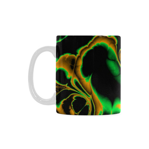 glowing fractal A by JamColors White Mug(11OZ)
