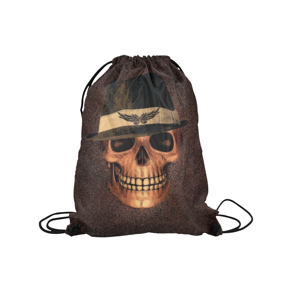 Charming Skull A by JamColors Medium Drawstring Bag Model 1604 (Twin Sides) 13.8"(W) * 18.1"(H)