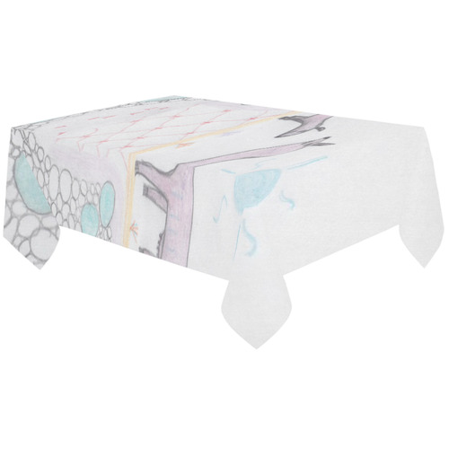 Another World Cotton Linen Tablecloth 60"x120"