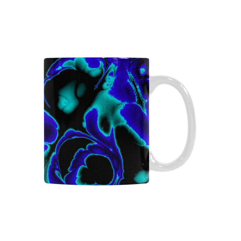 glowing fractal C by JamColors White Mug(11OZ)
