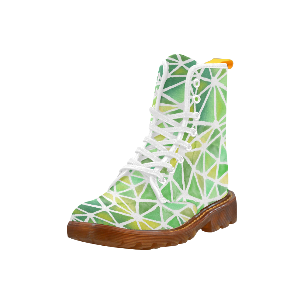 Mosaic Green. Inspired by the Magic Island of Gotland. Martin Boots For Women Model 1203H
