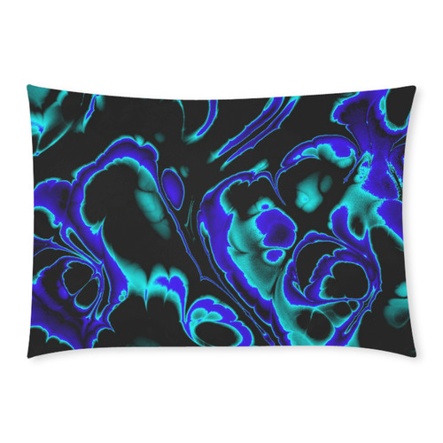 glowing fractal C by JamColors Custom Rectangle Pillow Case 20x30 (One Side)