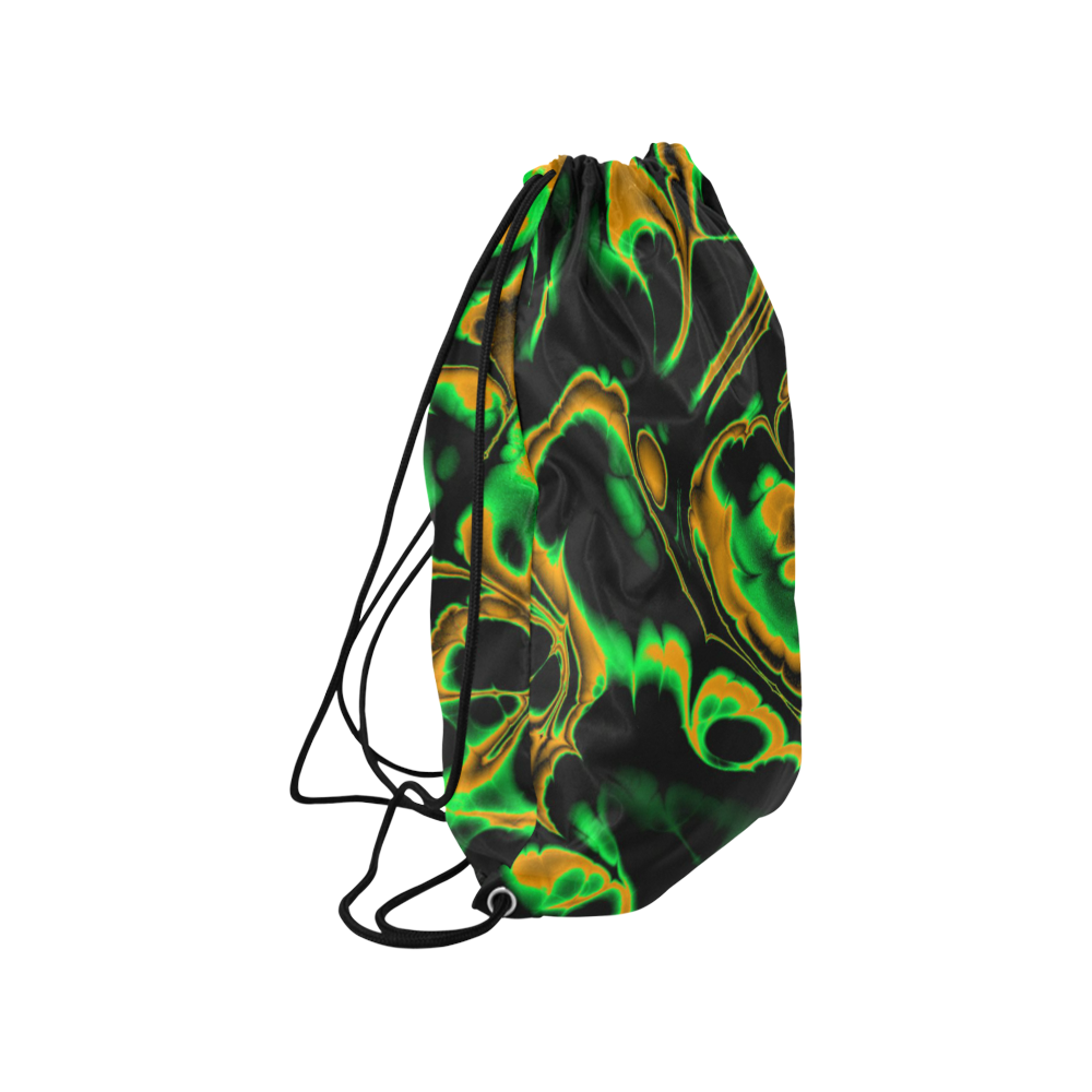glowing fractal A by JamColors Medium Drawstring Bag Model 1604 (Twin Sides) 13.8"(W) * 18.1"(H)