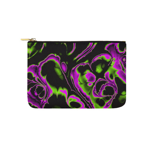 glowing fractal B by JamColors Carry-All Pouch 9.5''x6''