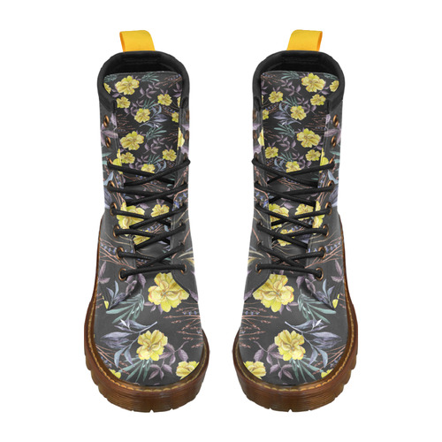 Wildflowers II High Grade PU Leather Martin Boots For Women Model 402H