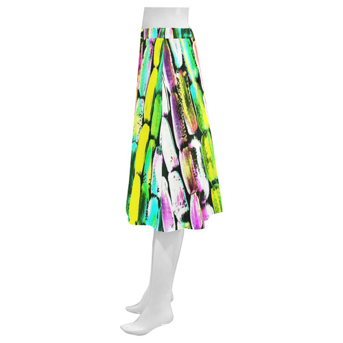 Sweet Sugarcane Mnemosyne Women's Crepe Skirt (Model D16)