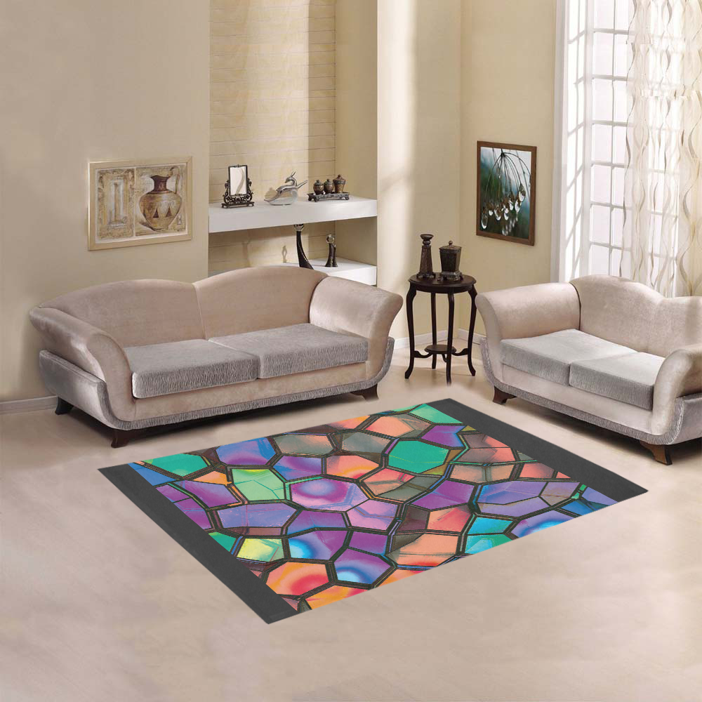 CUBE Area Rug 5'3''x4'