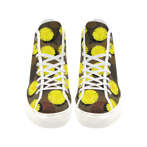 Tussilago. Inspired by the Magic Island of Gotland. Vancouver H Women's Canvas Shoes (1013-1)