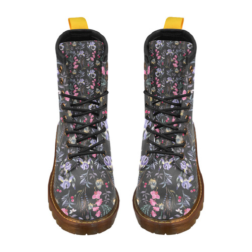 Wildflowers I High Grade PU Leather Martin Boots For Women Model 402H