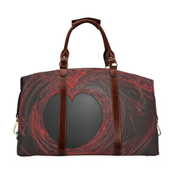 Dark Gothic Heart Paint With Blood Classic Travel Bag (Model 1643) Remake