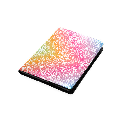Rainbow Flowers Mandala I Custom NoteBook B5