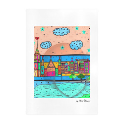 Stockholm Popart by Nico Bielow Art Print 19‘’x28‘’