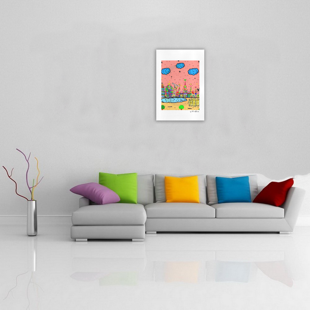 Hannover Popart by Nico Bielow Art Print 19‘’x28‘’