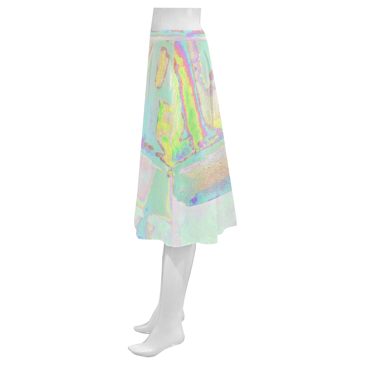 Neon Mnemosyne Women's Crepe Skirt (Model D16)