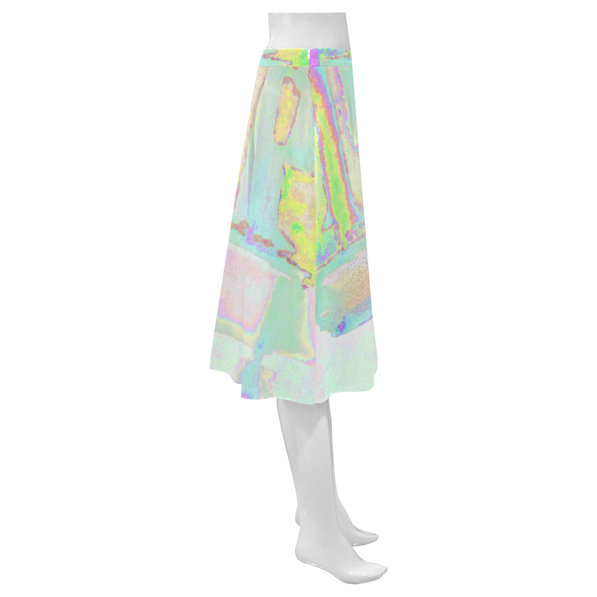 Neon Mnemosyne Women's Crepe Skirt (Model D16)