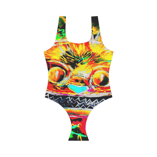 Katze Vest One Piece Swimsuit (Model S04)
