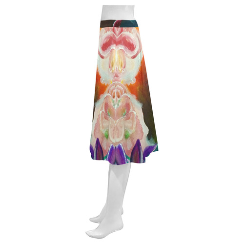 Ode to Creation Mnemosyne Women's Crepe Skirt (Model D16)