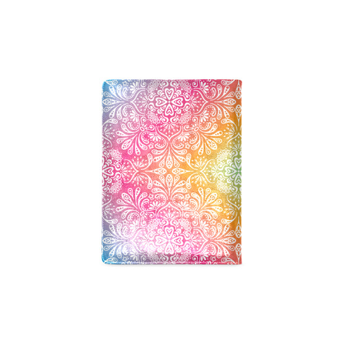 Rainbow Flowers Mandala I Custom NoteBook B5