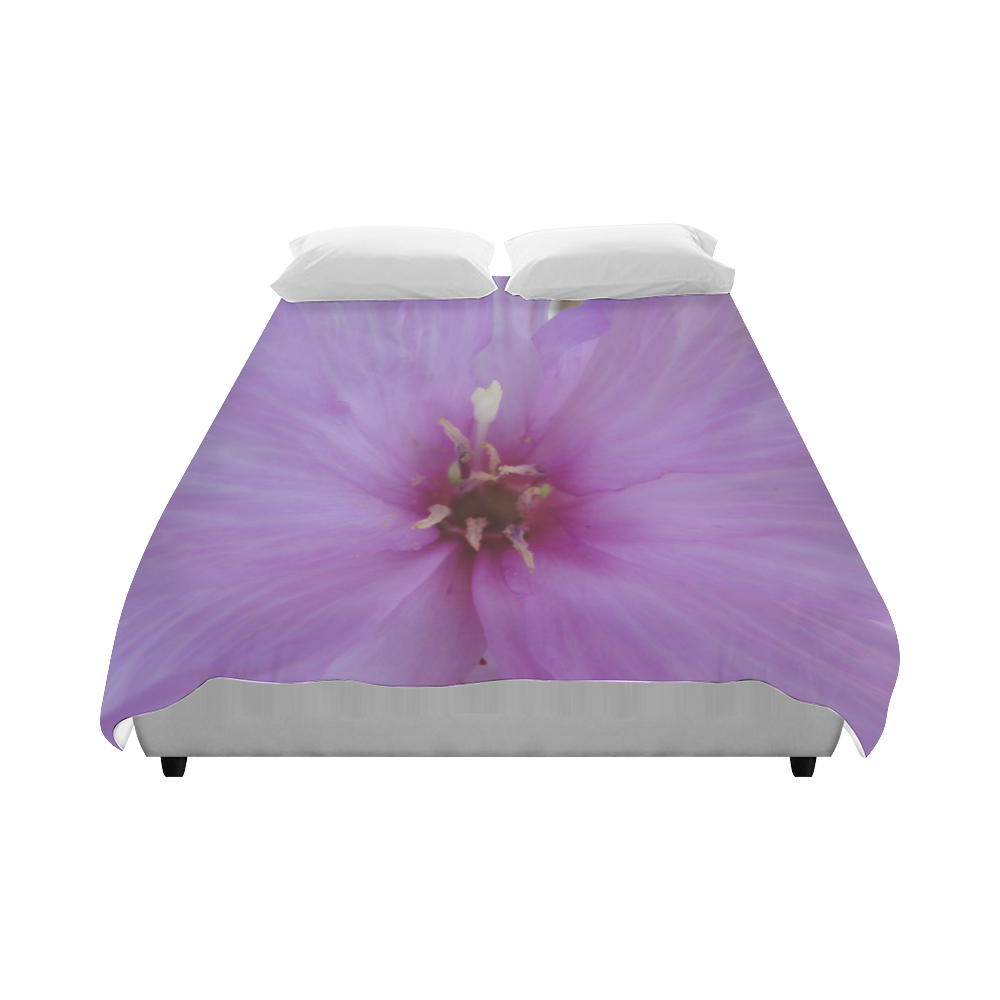 Purple Flower Duvet Cover 86"x70" ( All-over-print)