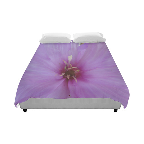 Purple Flower Duvet Cover 86"x70" ( All-over-print)