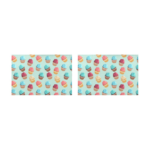 Cup Cakes Party Placemat 12’’ x 18’’ (Set of 2)