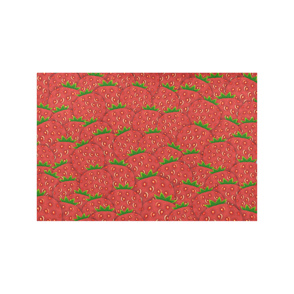 Strawberry Patch Placemat 12’’ x 18’’ (Set of 6)