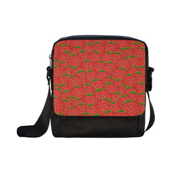 Strawberry Patch Crossbody Nylon Bags (Model 1633)