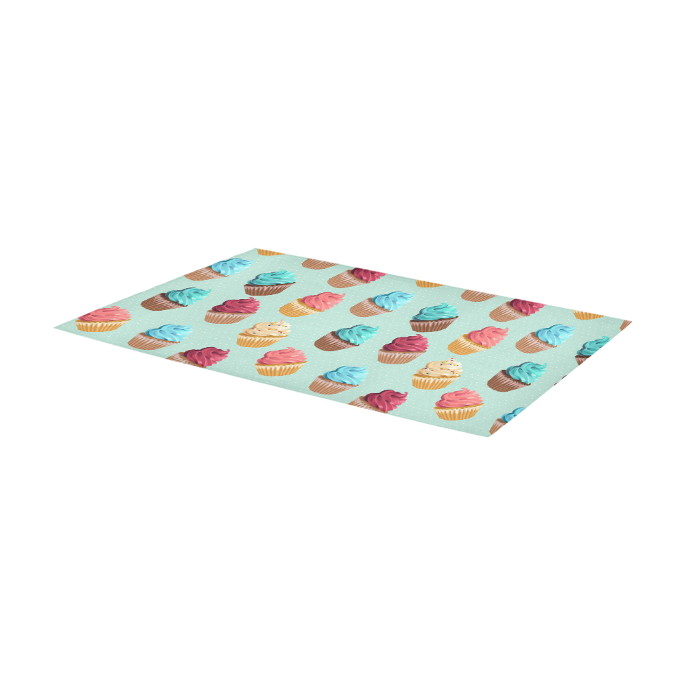 Cup Cakes Party Area Rug 7'x3'3''