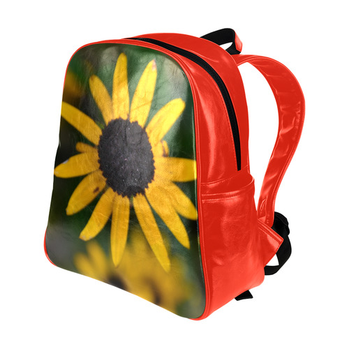 Sunflower Multi-Pockets Backpack (Model 1636)