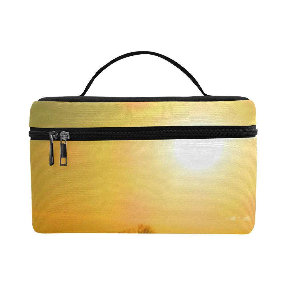 Golden sunset Cosmetic Bag/Large (Model 1658)