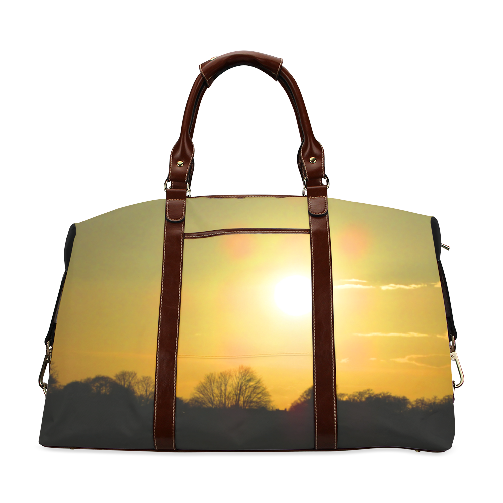 Golden sunset Classic Travel Bag (Model 1643) Remake