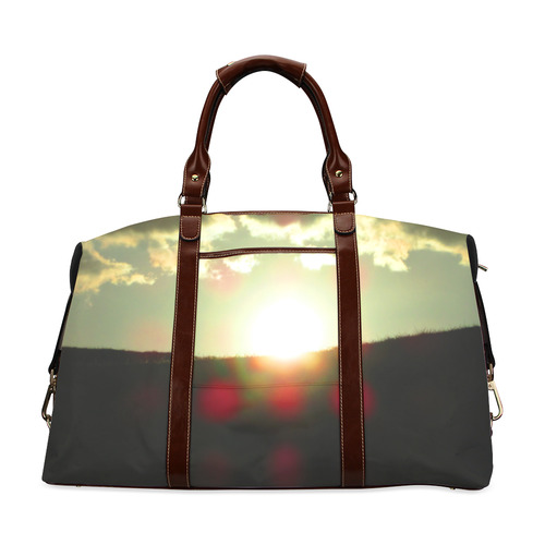 Sunset over the hill Classic Travel Bag (Model 1643) Remake
