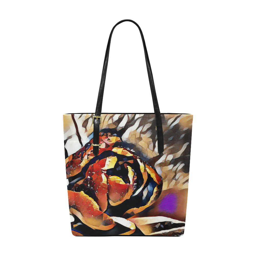 FineArt Colorful Tulip Euramerican Tote Bag/Small (Model 1655)