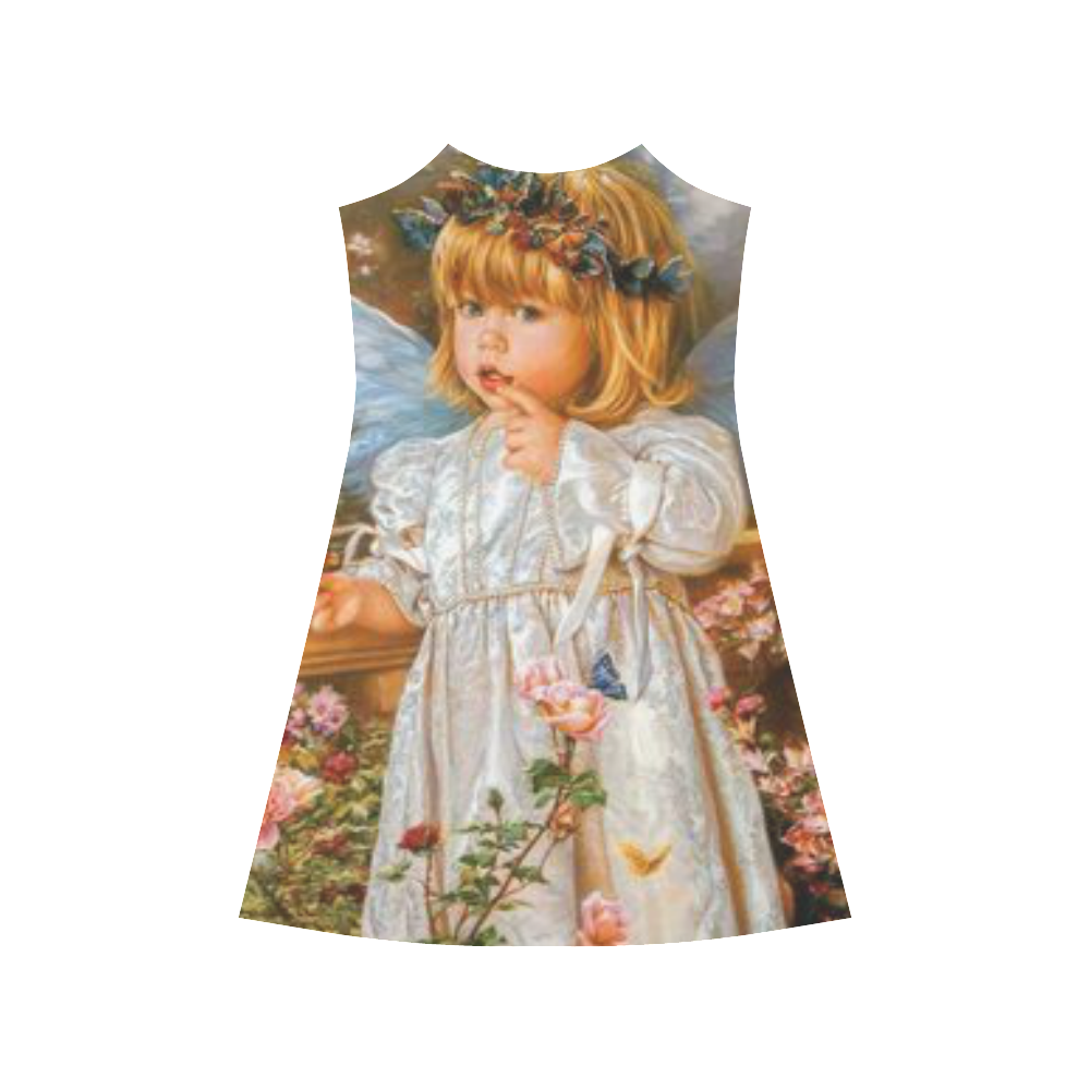 LITTLE GIRL PICTURE DRESS Alcestis Slip Dress (Model D05)