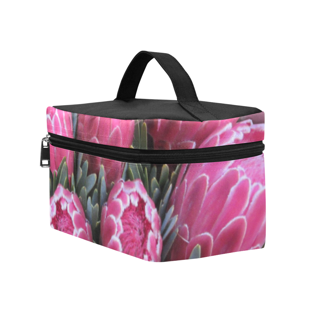 pink ice protea Cosmetic Bag/Large (Model 1658)