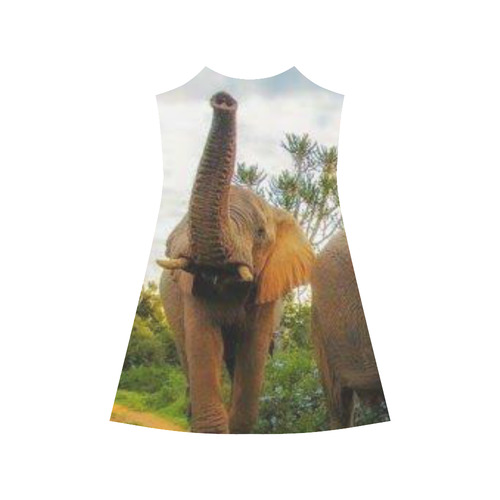 ELEPHANTS PICTURE DRESS Alcestis Slip Dress (Model D05)