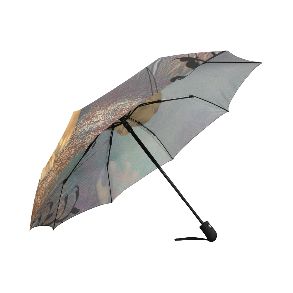 Wonderful lioness Auto-Foldable Umbrella (Model U04)
