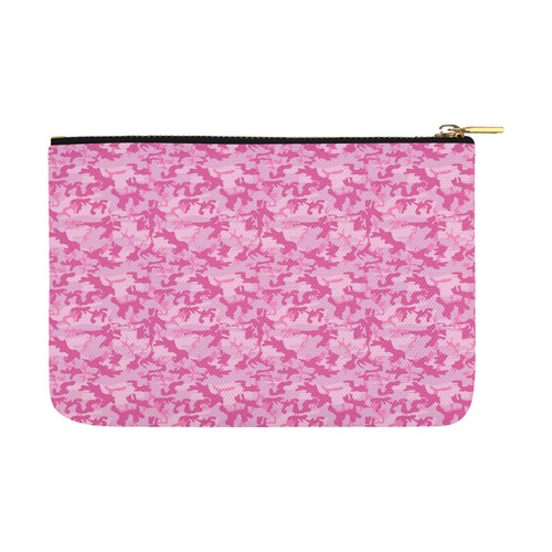 Shocking Pink Camouflage Pattern Carry-All Pouch 12.5''x8.5''